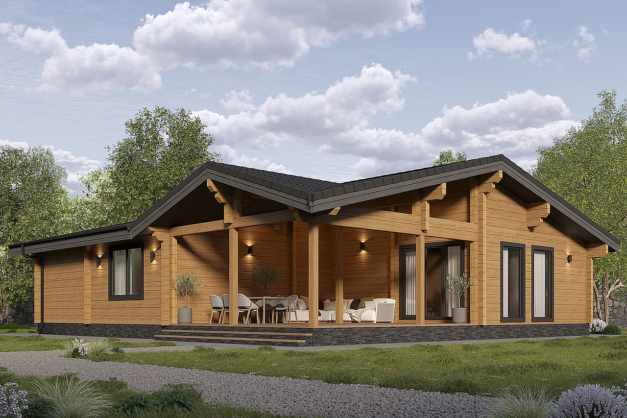 Дом из профилированного бруса VZ-478